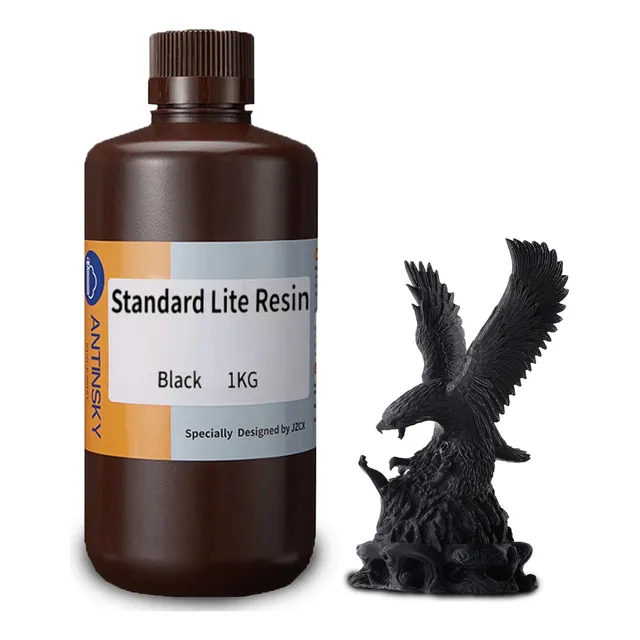 Resina Uv Para Impresora 3d Atinsky 1000g 405nm Negro