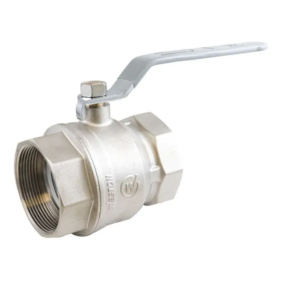 Válvula De Esfera Niquelada Roscable Wog 400 4'' Weston