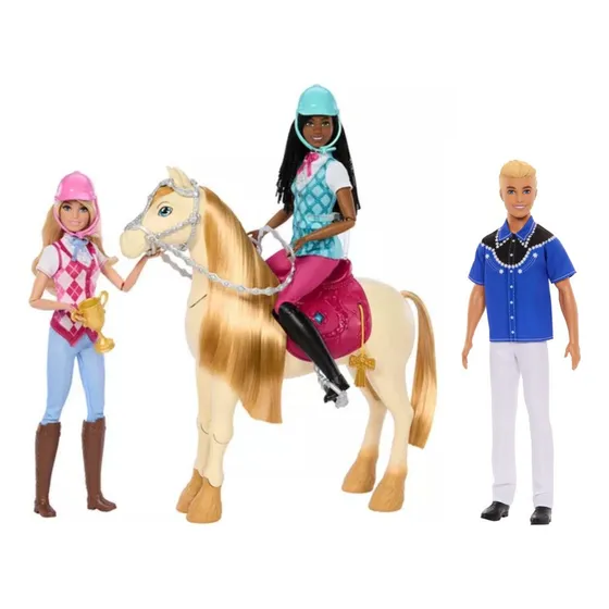 Barbie Pack Equitación Con Ken Vaquero Nav24
