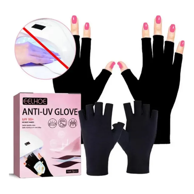 Guantes Protectores Para Lamparas Uv Uñas Semipermanente