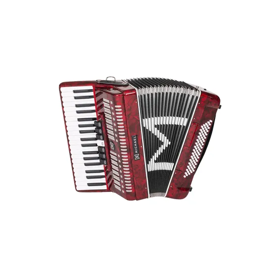 Michael ACM8007N Acordeon Cor Vermelho