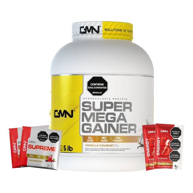 Proteína Hipercalórica 5 Lb Super Mega Gainer + Obsequios