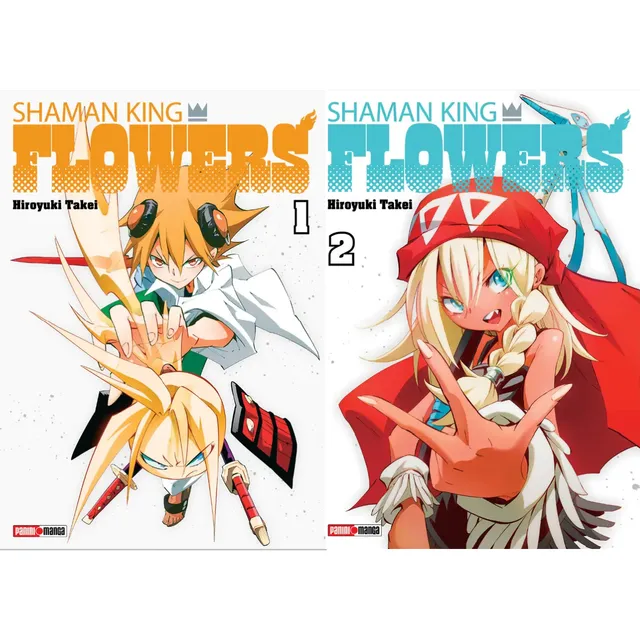 Shaman King Flowers (2 En 1) Tomo #1 Y #2 - Panini Manga