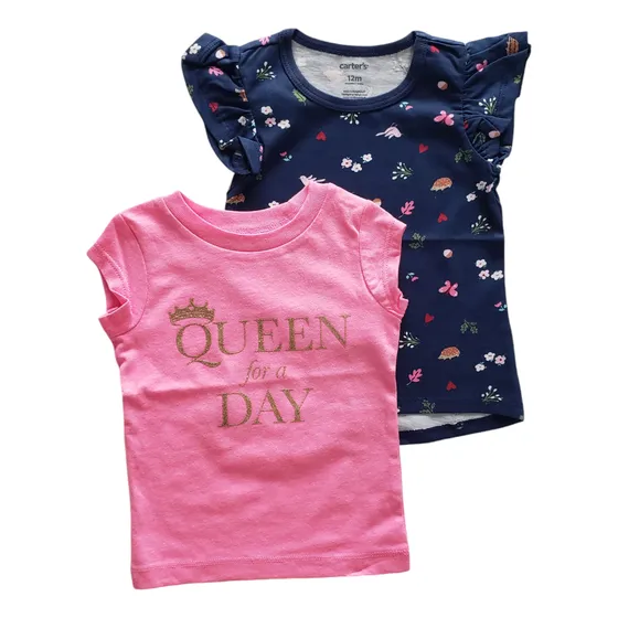 Remeritas Carters Beba 12m Rosa Queen Azul Flores