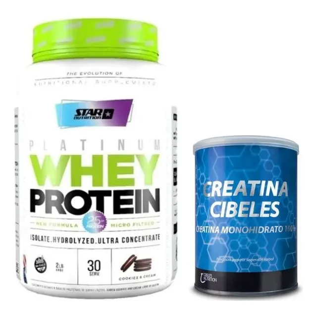 Star Nutrition Whey Protein 2lb + Creatina Cibeles 350g