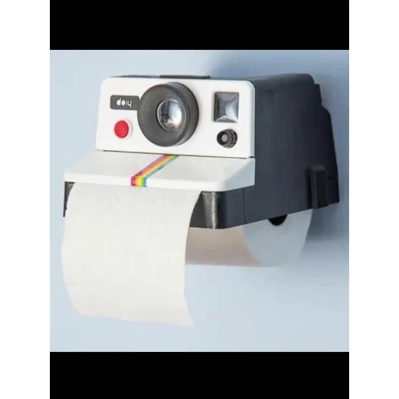 Porta Papel Higiénico Con Diseño De Cámara Polaroid