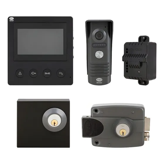 Kit Video Portero Poli 3010 - Pantalla 4,3 Color Negro