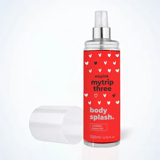 My Trip Three Body Splash Desodorante Colônia 200ml - Wepink