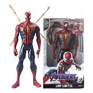 Boneco Homem Aranha Articulado Som Vingadores Brinquedo Boneco Homem Aranha Articulado Som Vingadores Brinquedo