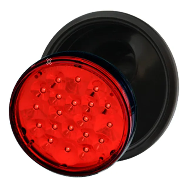 Faro Electronico 20 Leds Bivoltaje Rojo Bipolar