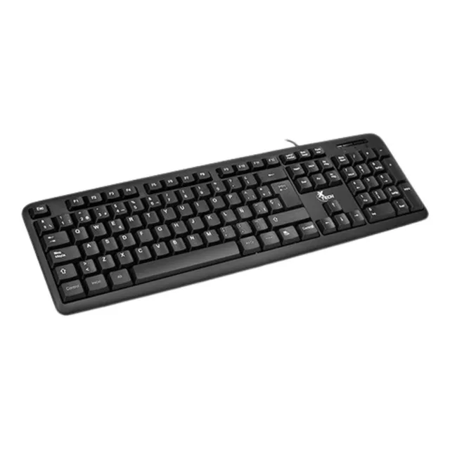 Teclado Usb Xtech En Español Negro Xtk-092s