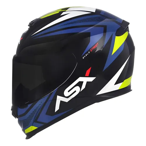 Capacete Axxis Axes Axis Segment Edição Limitada Cor Azul/amarelo
