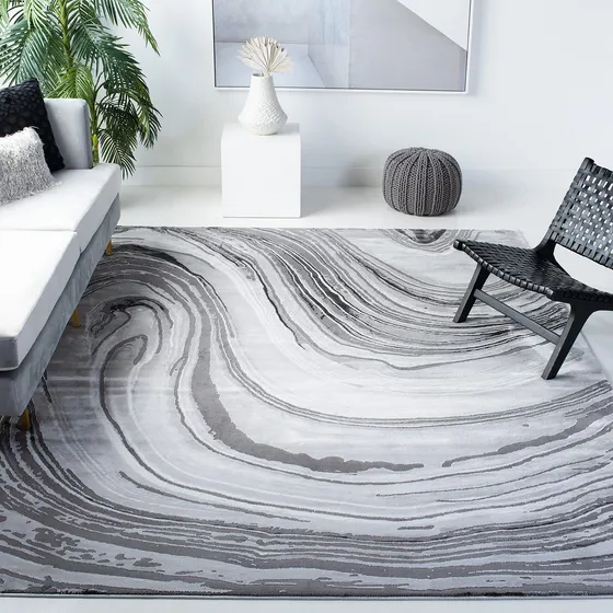 Alfombra Moderna Abstracta Para Sala Estar Dormitorio Casa 8