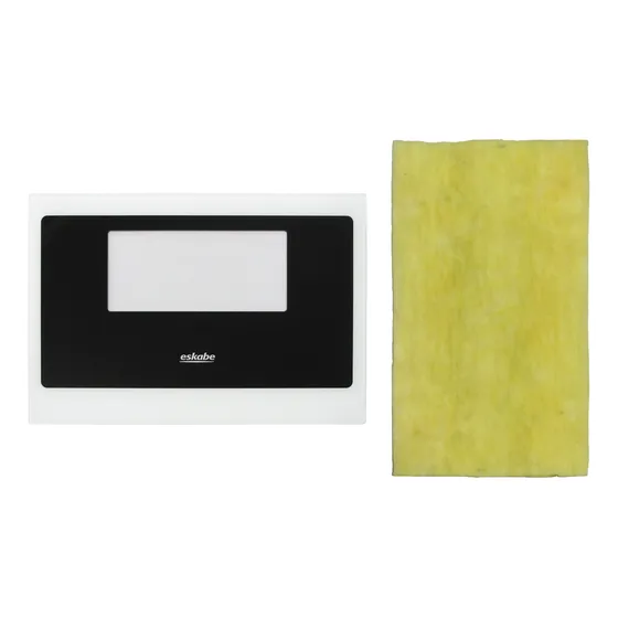 Vidrio Puerta Horno P/ Cocina Eskabe Fortte E2 + Lana Vidrio