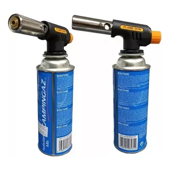 Soplete Para Fundir Calentar Soldar + 2 Garrafas Gas - Tyt