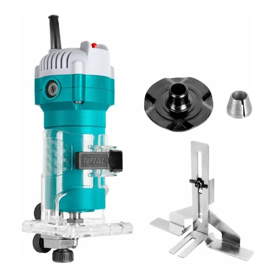 Fresadora Router 600w Rebajadora Tupi Total Enc 1/4'' + Guia