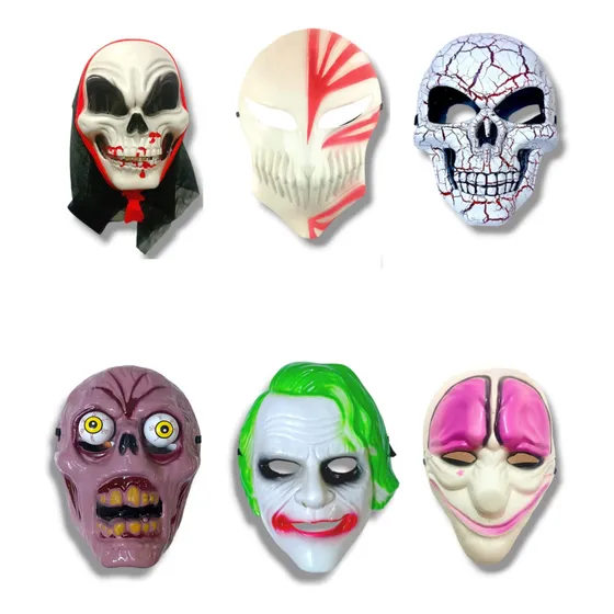 X2mascaras Para Halloween De Terror Fiestas Eventos Calavera