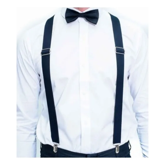 Conjunto Tiradores Y Moño,colores,bebes Niños Y Adultos