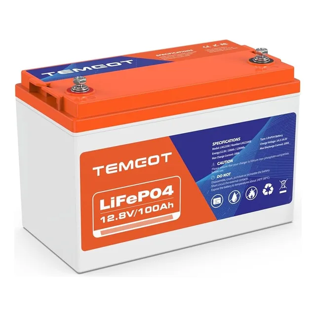 Batería Premium De Litio Lifepo4 12v 100ah 