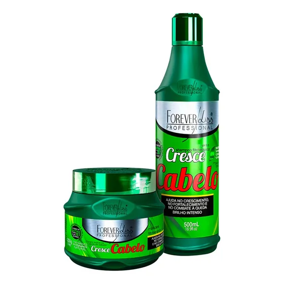 Forever Liss Kit Cresce Cabelo - Shampoo + Máscara 250g