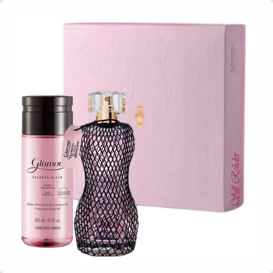 Kit Presente Glamour Secrets Black O Boticário