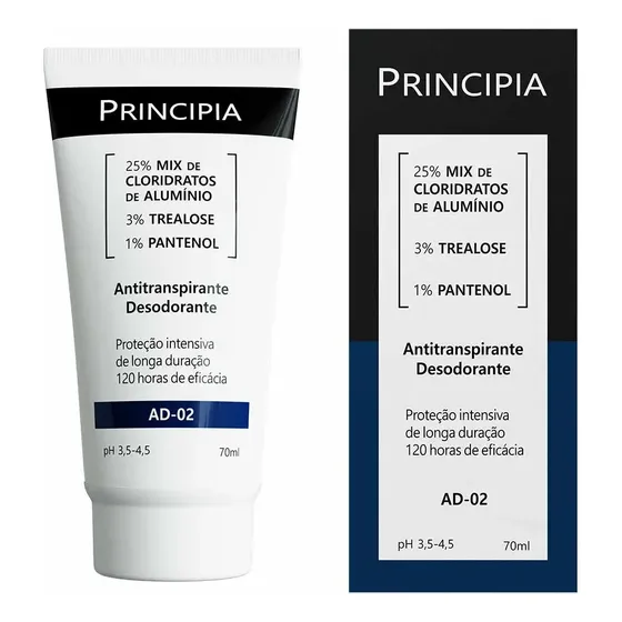 Antitranspirante Desodorante Principia Ad-02 Fragrância NÃO