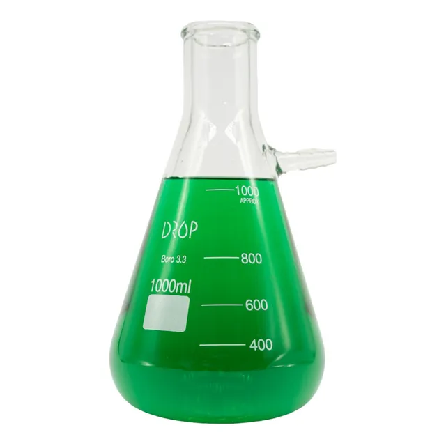 Kitassato Graduado Vidro Borossilicato Reforçado 1000ml Nf