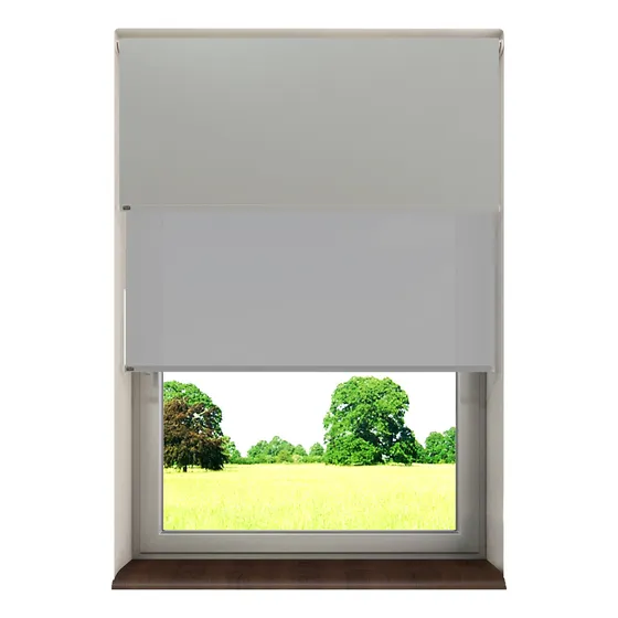 Cortina Roller Doble Blackout Y Screen 6% 160 X 165