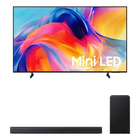 Samsung Smart Tv 50  Mini Led 4k M75h + Soundbar Hw-b450f
