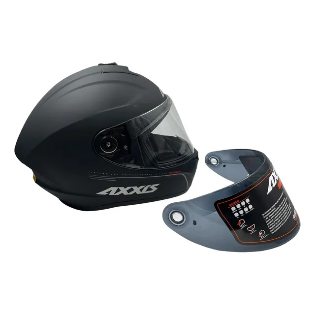 Casco Integral Axxis Draken A11 Solid Negro Mate