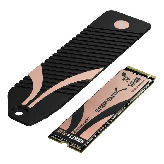 Disco Ssd Sabrent Rocket Plus Para Ps5 Nvme 500gb Disipador 