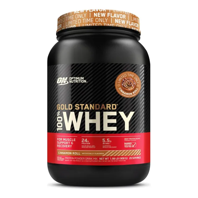 Proteína De Suero En Polvo Optimum Nutrition 900 G Canela