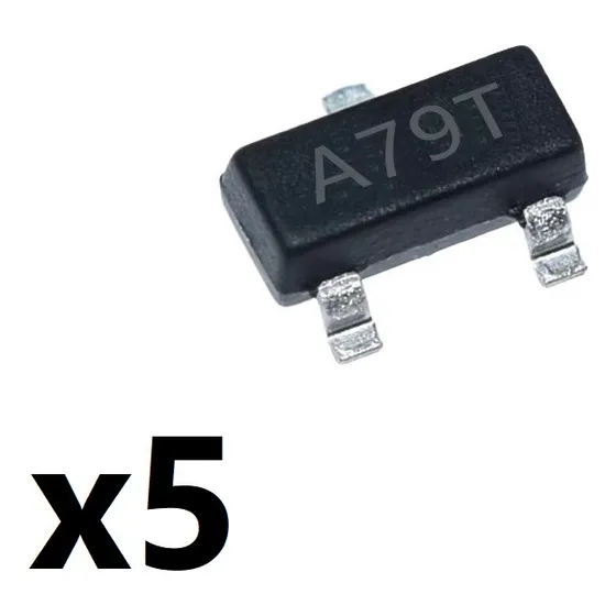 Transistor Mosfet Ao3407 A79t Smd Sot23 Canal P -30v -5a