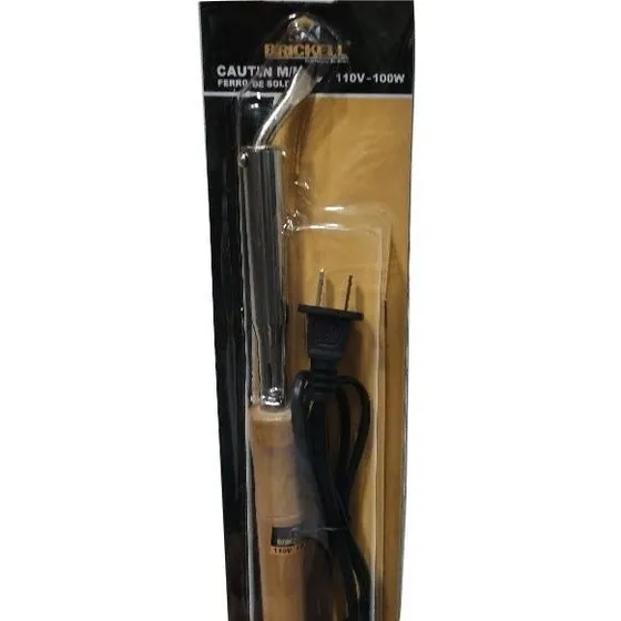 Cautin Para Soldar Con Estaño 100w 110v Mango Madera Mayor