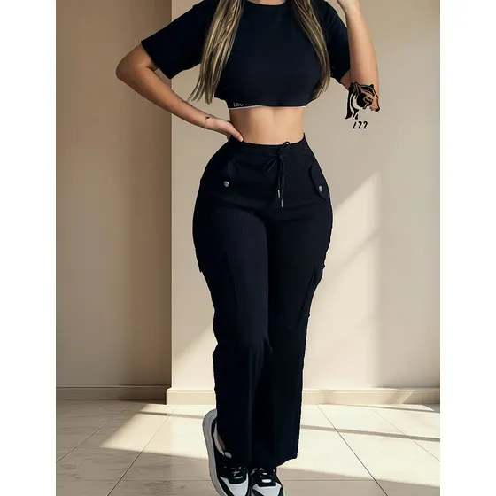 Pantalones Jogger Para Dama En Bengalina Moda Casual  Jeans