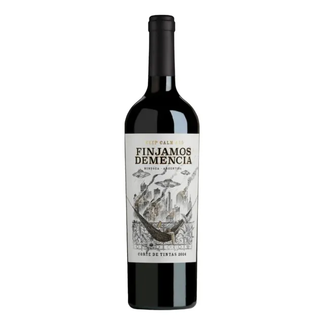 Vino Finjamos Demencia Corte De Tintas 6x750ml