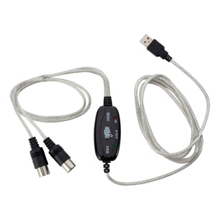 Cabo Adaptador Midi Para Usb 2m Interface Usb Suporte Midi Cabo Adaptador Midi Para Usb 2m Interface Usb Suporte Midi