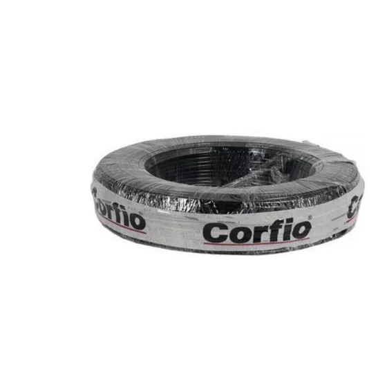 Fio Flexível 750v 0,50mm Corfio Cores Pr/vm Rolo 200mts