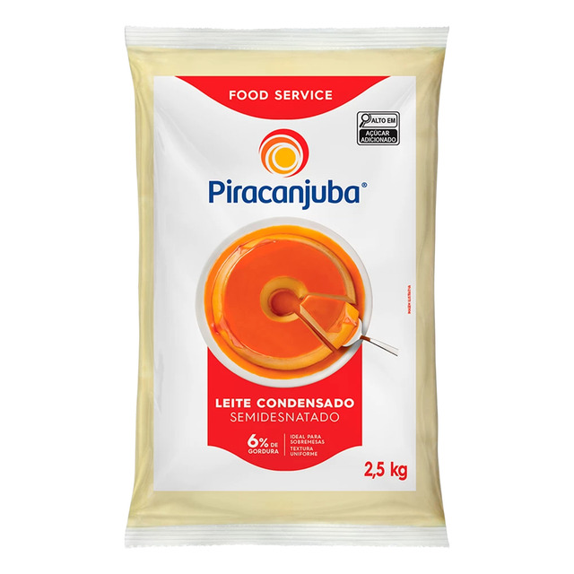 Leite Condensado Piracanjuba Pacote 2,5kg Leite Condensado Piracanjuba Pacote 2,5kg