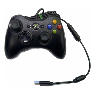 Control Alámbrico Xbox 360 | Negro Original Control Alámbrico Xbox 360 | Negro Original