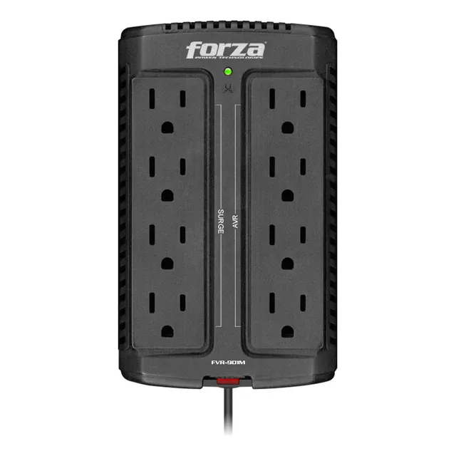 Estabilizador 900va Modelo Fvr-902 Forza, 450w 8 Tomas