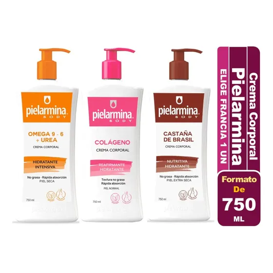 Pielarmina Crema Corporal Hidratante 750 Ml Elige Formato
