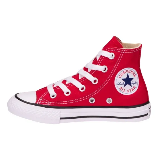 Tenis Converse Chuck Taylor Core Caña Alta Color Rojo Unisex