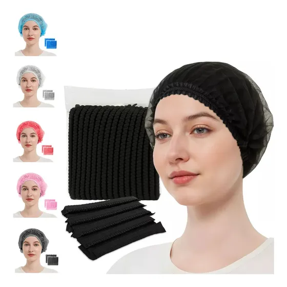 200 Piezas Gorra Plisada Gorra Plisada Desechable