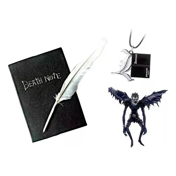 Libreta Death Note + Muñeco Ryuk + Collar L Anime Cosplay