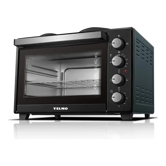 Horno Eléctrico Yelmo 45 Litros Yl-45an 2 Anafes Color Azul oscuro
