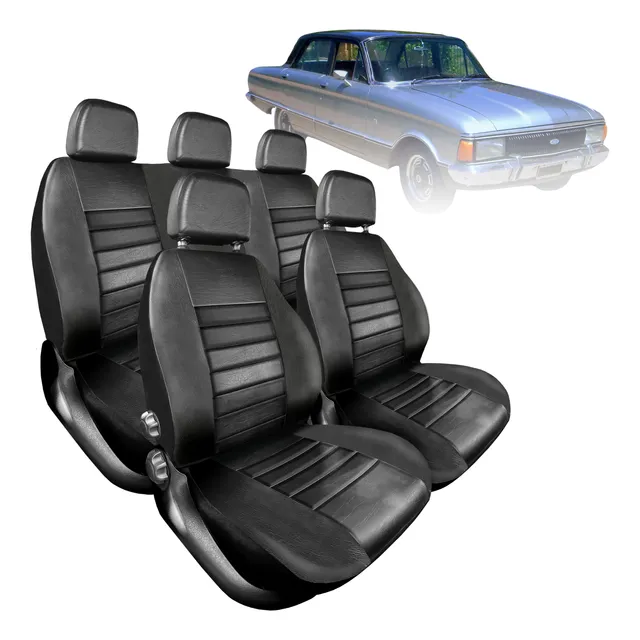 Funda Cubre Asiento Ford Falcon Cuero Pu Enteriza