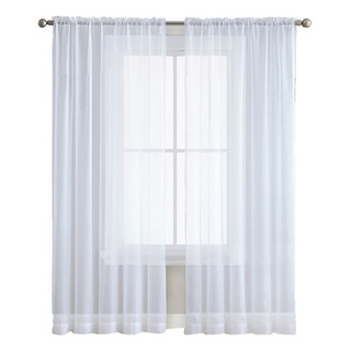 Cortinas Cortas, Transparentes, Para Sala De Estar, Con Bols Cortinas Cortas, Transparentes, Para Sala De Estar, Con Bols