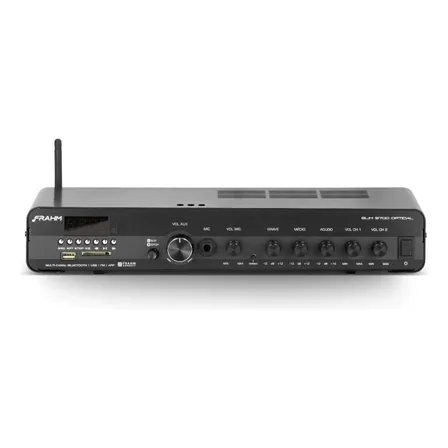 Amplificador Frahm Slim 3700 Lf 2x120w Watts Cor Preto Potência de saída RMS 240 W