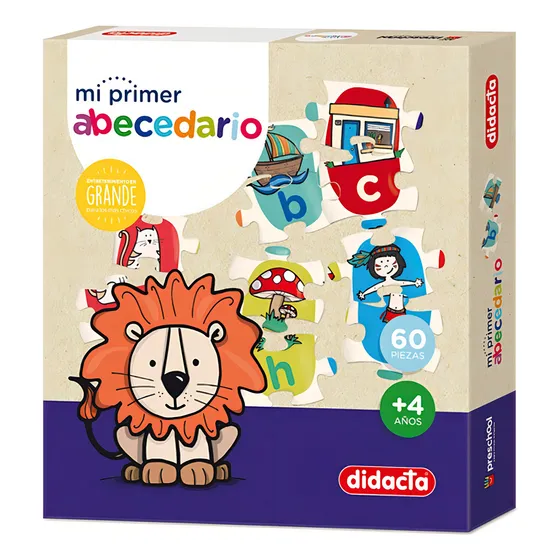 Juego Mi Primer Abecedario En Madera Didacta - Vamos A Jugar